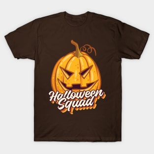 Pumpkin Halloween Squad T-Shirt